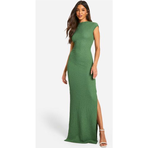 Robe Longue Texturée - 38 - boohoo - Modalova