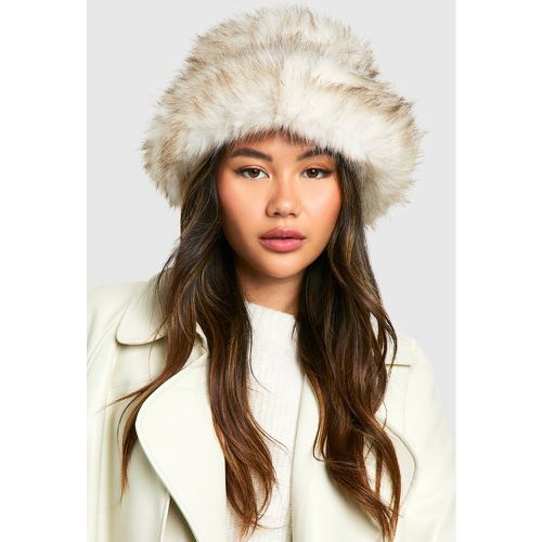 Chapeau Seau En Fausse Fourrure Premium - One Size - boohoo - Modalova