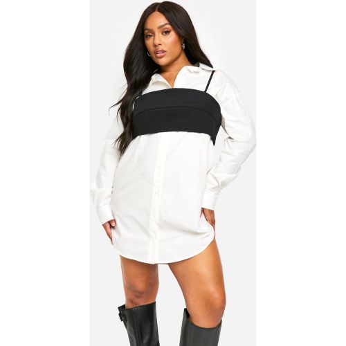 Grande Taille - Robe Corset - 44 - boohoo - Modalova