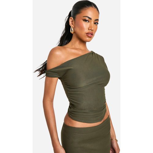 Top Asymétrique Sans Manches - 34 - boohoo - Modalova