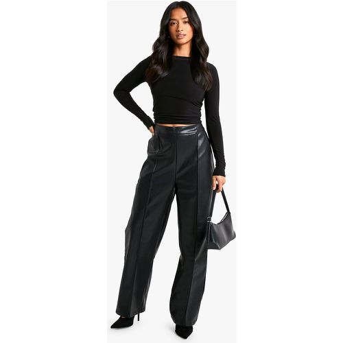 Petite" - Pantalon Droit - 10/28L - boohoo - Modalova