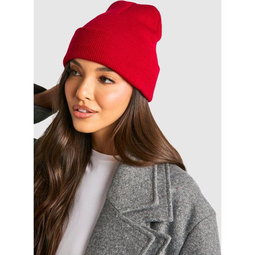 Bonnet En Maille - One Size - boohoo - Modalova