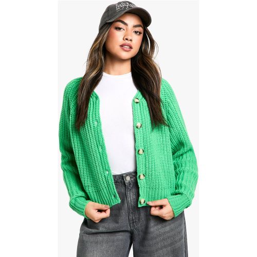 Cardigan Boutonné En Maille - M - boohoo - Modalova