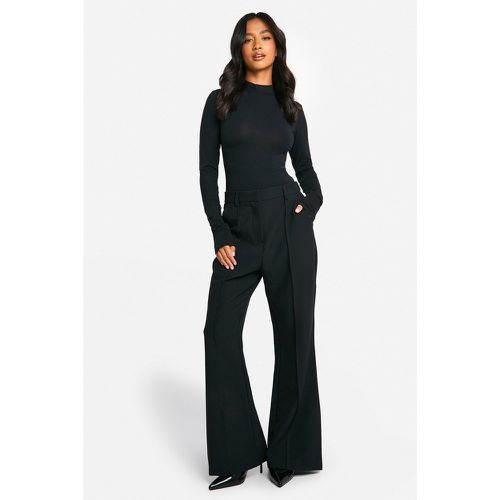 Petite" - Pantalon De Costume Évasé - 10/28L - boohoo - Modalova