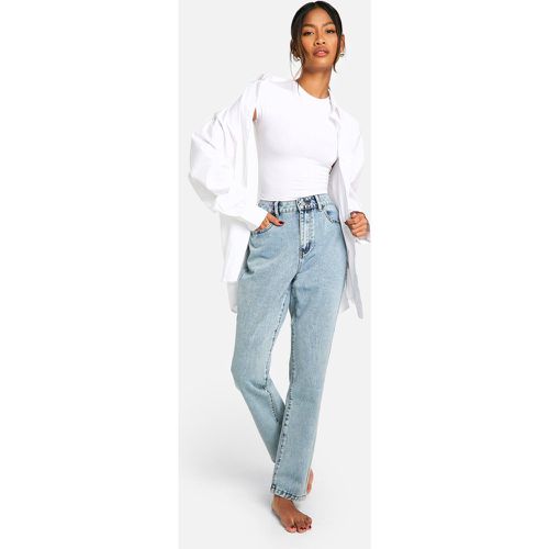 Jean Slim Basique Taille Haute - 10/32L - boohoo - Modalova