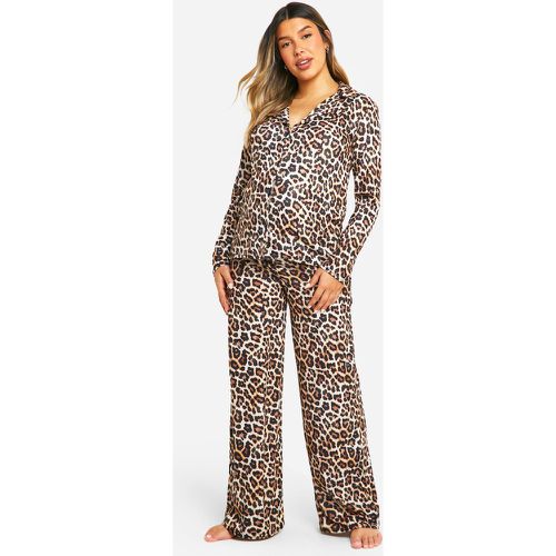 Maternité - Ensemble De Pyjama De Grossesse Avec Chemise À Manches Courtes Et Pantalon - 38 - boohoo - Modalova