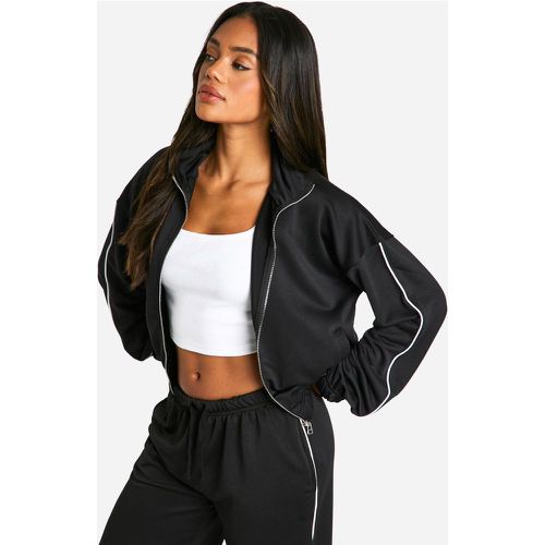 Veste De Survêtement Zippée En Maille - L - boohoo - Modalova