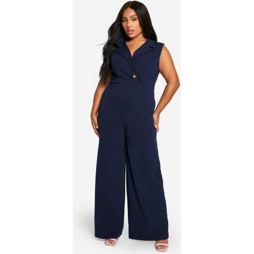 Grande Taille - Combinaison Large À Volants - 56 - boohoo - Modalova