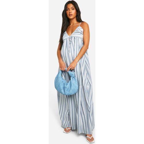 Maternité - Robe Longue De Grossesse À Rayures - 36 - boohoo - Modalova