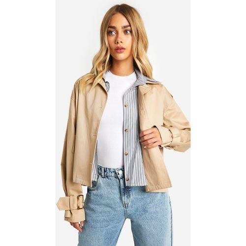 Trench Rayé Avec Short - 40 - boohoo - Modalova