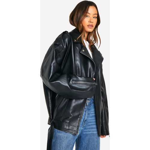 Tall" - Veste Biker Oversize - 38 - boohoo - Modalova