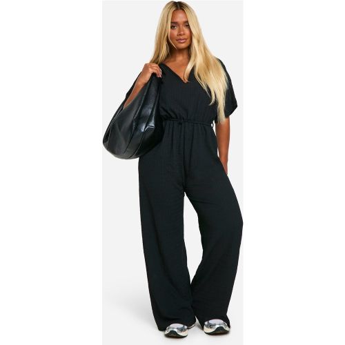 Grande Taille - Combinaison En Jersey À Ceinture - 44 - boohoo - Modalova