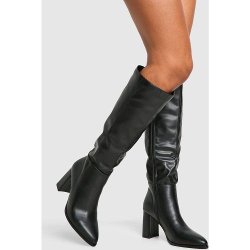 Bottes À Talons Blocs - 36 - boohoo - Modalova