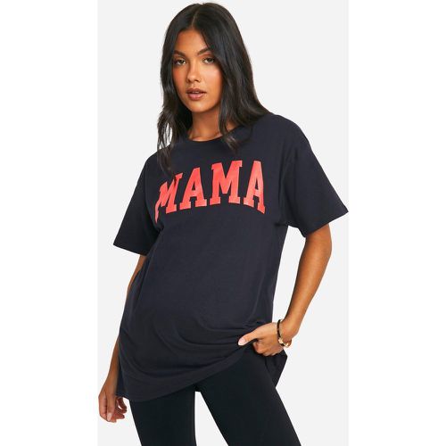 Maternity Mama Print Oversized T-Shirt - boohoo - Modalova