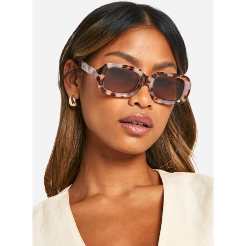 Leopard Frame Retro Sunglasses - boohoo - Modalova