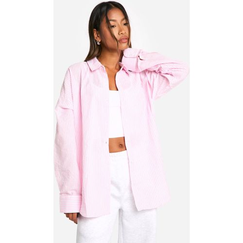 Chemise Oversize À Rayures - 34 - boohoo - Modalova