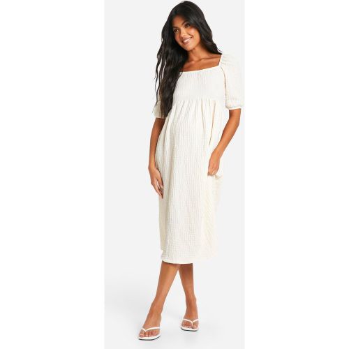 Maternité - Robe De Grossesse Mi-Longue En Jersey - 38 - boohoo - Modalova