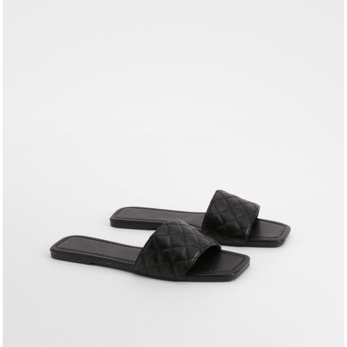 Quilted Front Sandal - boohoo - Modalova