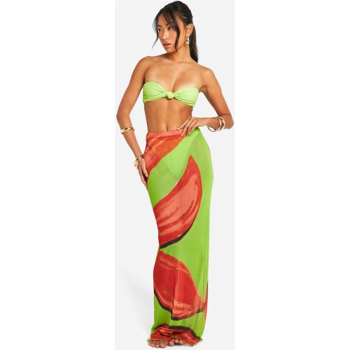 Jupe De Plage Longue Fleurie - S - boohoo - Modalova