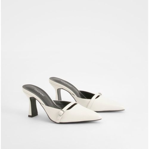 Escarpins À Boucles - Blanc Écru - 40, Blanc Écru - boohoo - Modalova