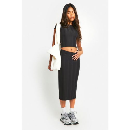 Ensemble Avec Top À Manches Capées Et Jupe Mi-Longue - 34 - boohoo - Modalova