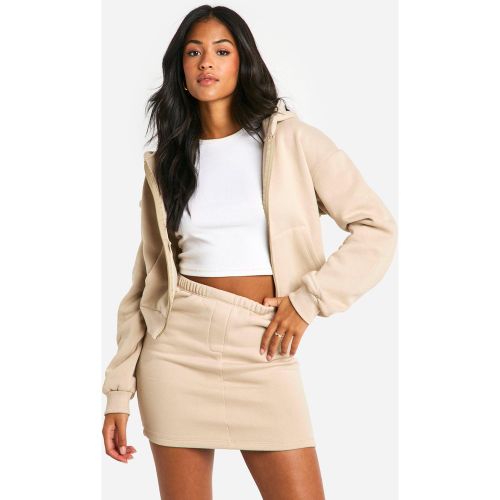 Tall" - Survêtement Zippé Avec Mini-Jupe - 38 - boohoo - Modalova