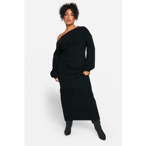 Grande Taille - Robe Longue À Épaules Dénudées - 44 - boohoo - Modalova
