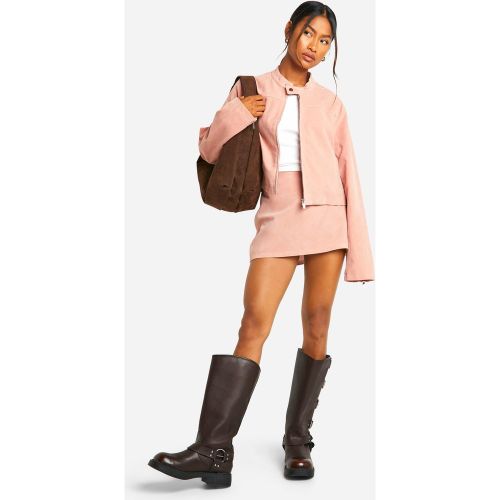 Mini-Jupe En Synthétique - 34 - boohoo - Modalova