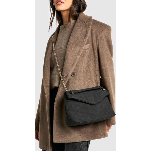 Sac À Bandoulière Et Poignée En Chaîne - One Size - boohoo - Modalova