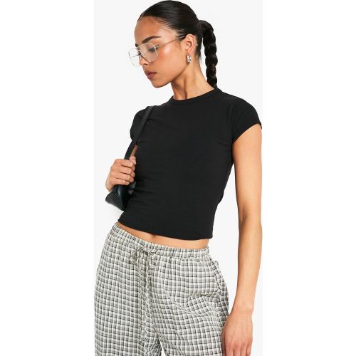 T-Shirt Moulant À Manches Courtes - 34 - boohoo - Modalova