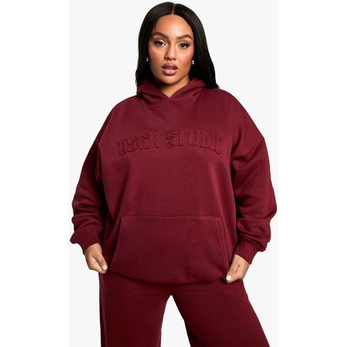 Grande Taille - Sweat À Capuche Oversize À Imprimé Dsgn Studio - 44 - boohoo - Modalova