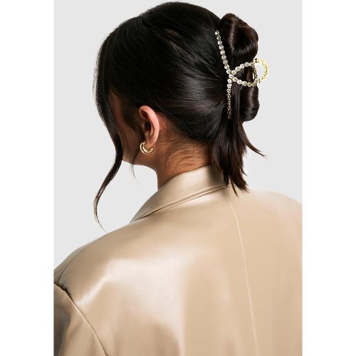 Pince À Cheveux Et Strass - One Size - boohoo - Modalova