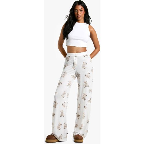 Tall" - Pantalon De Pyjama Boxer À Imprimé Ours - 46 - boohoo - Modalova