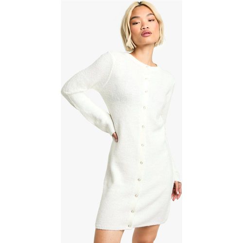 Robe Courte Boutonnée En Maille - 42 - boohoo - Modalova