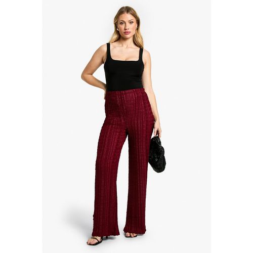 Maternité - Pantalon Grossesse Large Texturé À Cordon Serrage - -- - 40, - boohoo - Modalova