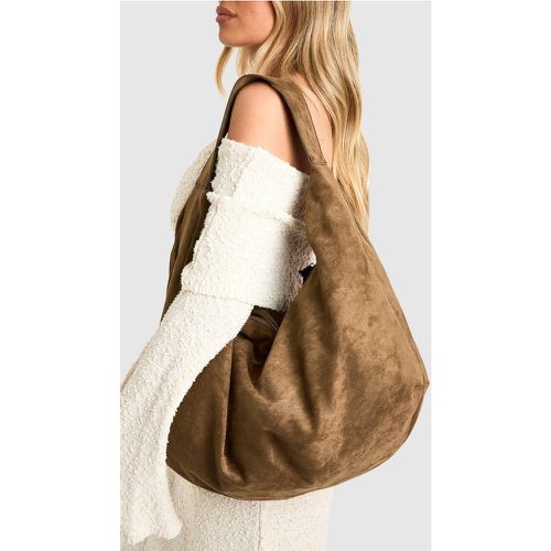 Sac À Main En Faux Daim - One Size - boohoo - Modalova