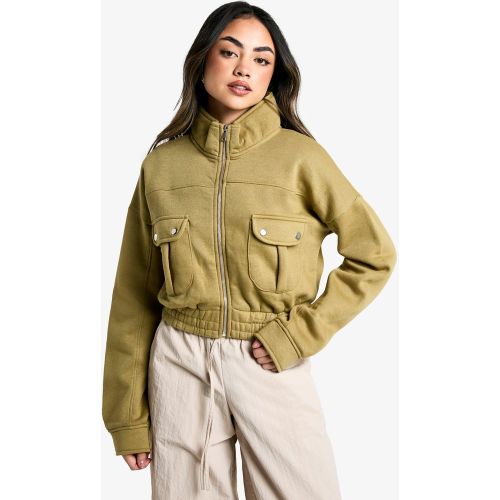 Bomber À Poches - 36 - boohoo - Modalova