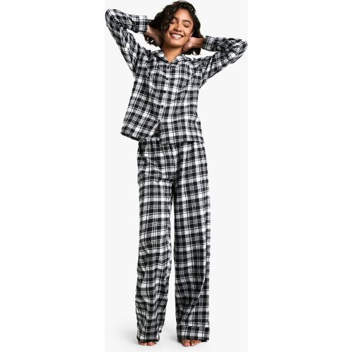 Ensemble De Pyjama À Carreaux Avec Chemise Et Pantalon - 36 - boohoo - Modalova