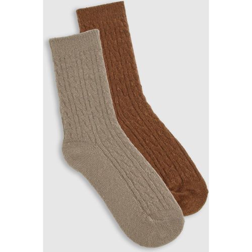 Lot De 2 Paires De Chaussettes - One Size - boohoo - Modalova