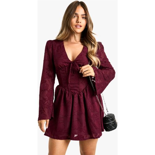 Petite" - Robe Corset Fleurie - 34 - boohoo - Modalova