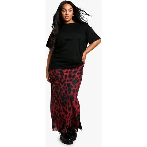 Grande Taille - Jupe Longue En Mesh - 56 - boohoo - Modalova