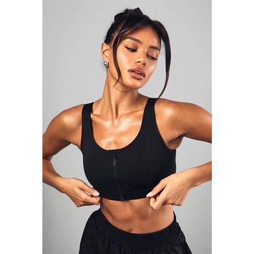 Brassière Zippée De Sport À Imprimé Dsgn Studio - S - boohoo - Modalova