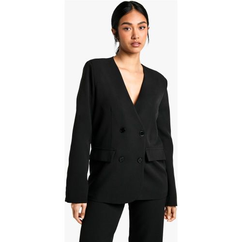 Blazer Croisé Habillé - 36 - boohoo - Modalova