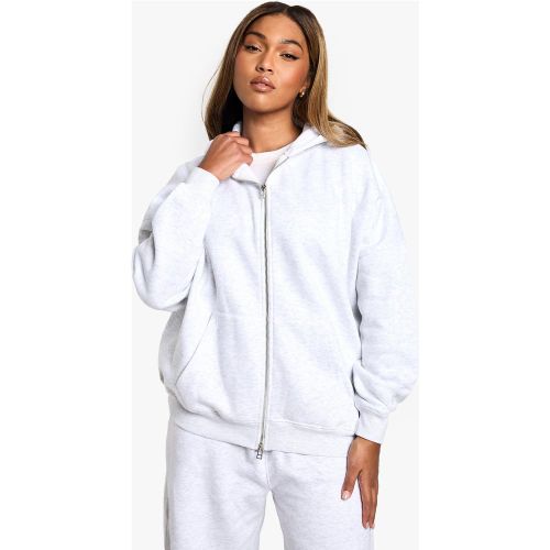 Grande Taille - Sweat À Capuche Oversize À Double Zippé - 56 - boohoo - Modalova