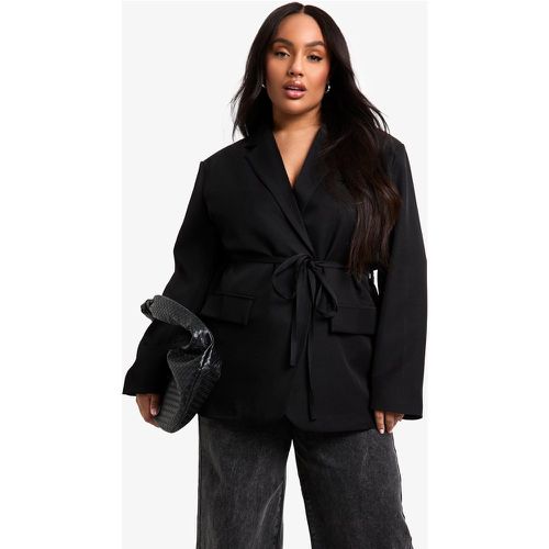 Grande Taille - Blazer Noué - 46 - boohoo - Modalova