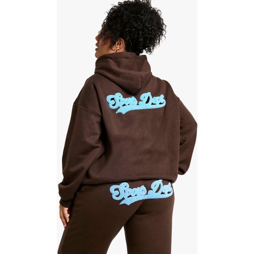 Grande Taille - Sweat À Capuche Zippé En Tissu Éponge - 44 - boohoo - Modalova
