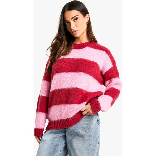 Petite" - Pull Oversize À Rayures - S - boohoo - Modalova