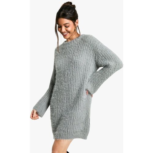 Robe Pull Douce À Col Ras Du Cou - S - boohoo - Modalova