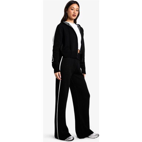 Tall" - Pantalon Flare À Rayures Et Taille Contrastante - S - boohoo - Modalova