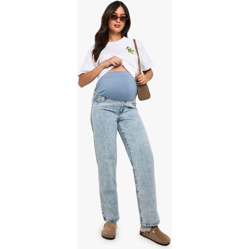 Maternité - Jean Boyfriend Taille Haute - 38 - boohoo - Modalova